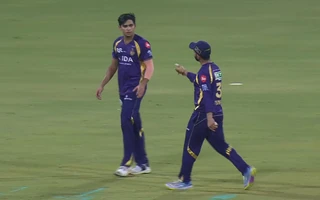 Karthik Tyagi and Ajinkya Rahane