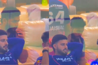 [WATCH] RR captain Riyan Parag spotted vaping in dressing room during match vs PBKS