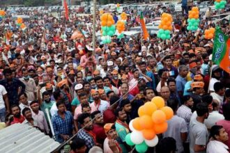 Representational image of a BJP rally in West Bengal | Photo: ANI