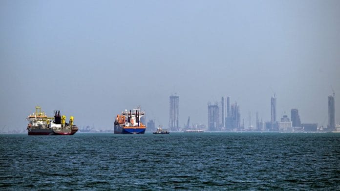 President Donald Trump says that reopening the Strait of Hormuz must be included in order to end the Iran conflict. During a news conference in Washington, D.C., Trump also says Iran will be
