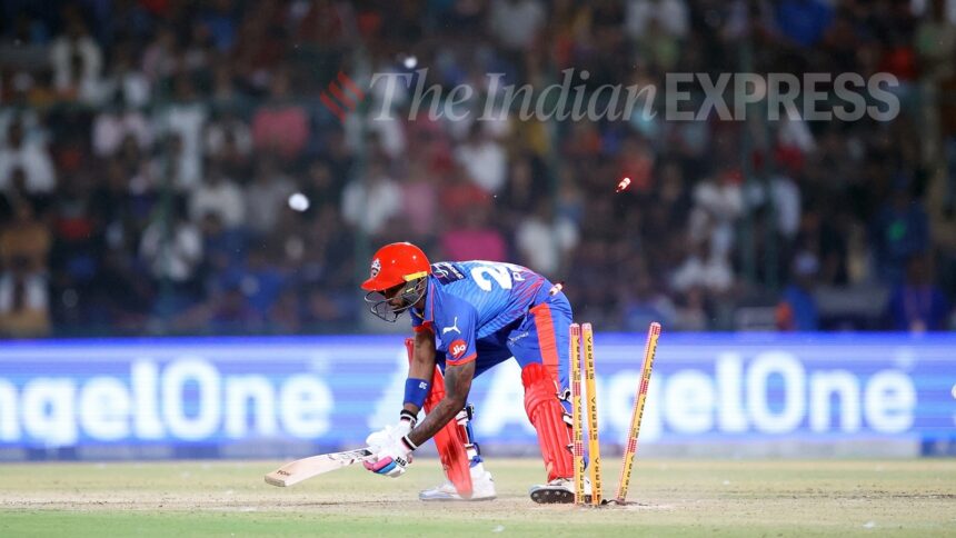 There were no indications of Delhi's pitch having the kind of spice that the scorecard suggests. (Express Photo by Praveen Khanna)