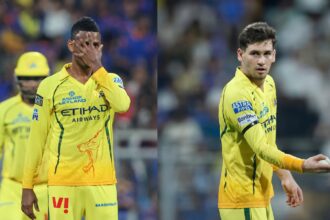 CSK Akeal Hosein and Noor Ahmad Spinners