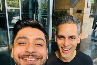 Sagar Ahuja with Ankur Warikoo