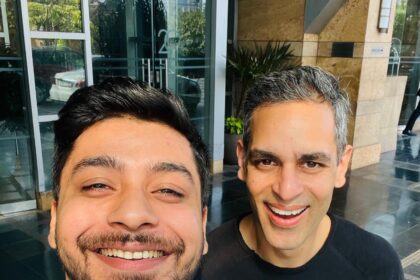 Sagar Ahuja with Ankur Warikoo