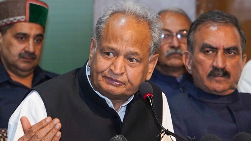 Ashok Gehlot has accused the BJP government of sitting on a bunch of major public infrastructure and healthcare projects, alleging prolonged delays and oversight