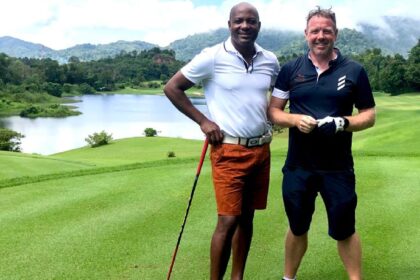 File image of cricket legend Brian Lara at a golf event. (Photo: Brian Lara via X)