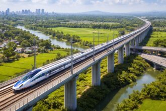 Bullet train corridors DPRs in India likely by March 2027, marking progress in high-speed rail expansion with key routes under planning and evaluation. (Image generated using AI)