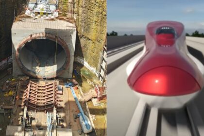 Mumbai-Ahmedabad Bullet Train: TBM assembly begins for 16 km tunnel (Image: NHSRCL)
