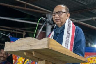 The incident happened a day after Manipur Chief Minister Y Khemchand Singh visited the Ukhrul district on Friday