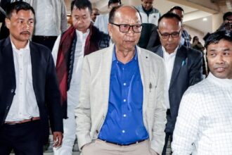 Protesters try to storm event attended by CM in Manipur, Manipur Protesters try to storm event attended by CM, Manipur, Yumnam Khemchand Singh, Indian express news, current affairs