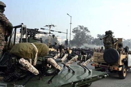 An Indian Army contingent at a parade rehearsal in New Delhi | Representational image | Suraj Singh Bisht | ThePrint