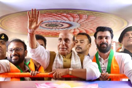 In Kerala, Rajnath slams LDF, UDF: ‘Friend of corruption’