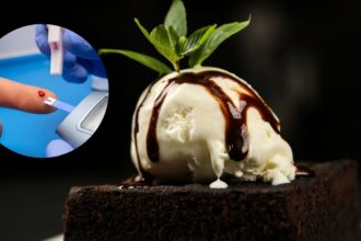 Can the smell of sugary foods like cakes or pastries trigger a physiological response