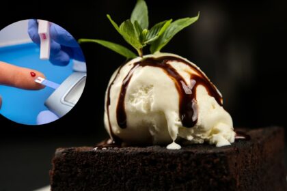 Can the smell of sugary foods like cakes or pastries trigger a physiological response