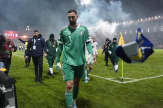 Donnarumma said that the Italian players are now shifting their focus on the tournaments that are coming up next before the 2030 FIFA WOrld Cup. (AP Photo)