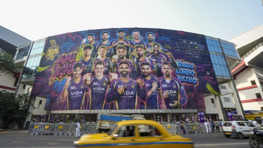 IPL 2026 Rain Update: KKR vs PBKS Eden Gardens Stadium Pitch Report, Kolkata Weather Forecast Today Match: (PTI Photo)