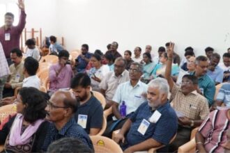 Caption: Election officials and staff attend a briefing session ahead of the Puducherry Assembly elections (Source: X/ @ceopuducherry)