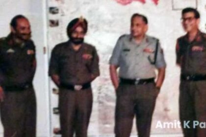 (L-R) Brig. Jal Master, Maj. Gen. Amarjit Singh, Lt. Gen. M L Chibber, and Brig. V Channa | Photo: Amit Krishankant Paul