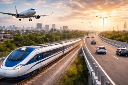 Delhi-Dehradun Expressway travel time comparison shows how the new route cuts journey to 2.5 hours. (Image generated using AI)