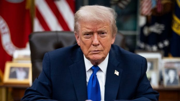 File photo of US President Donald Trump