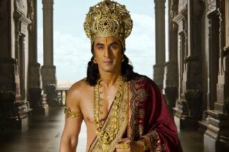 A screen grab of Ranbir Kapoor from the Ramayana teaser