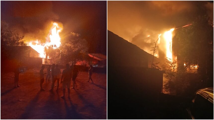 fire in goa