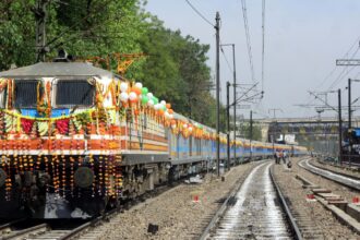 India’s first semi-high-speed train has completed 10 years of service. (Express Photo/File)
