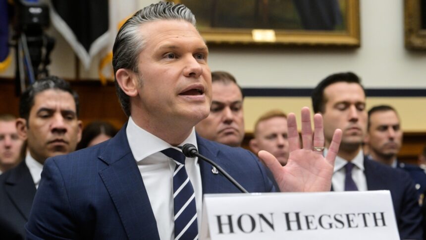 hegseth on Iran war