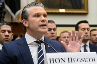 Secretary of Defense Pete Hegseth appears before a House Committee on Armed Services business meeting