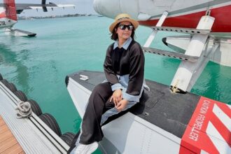 Hina Khan in Maldives
