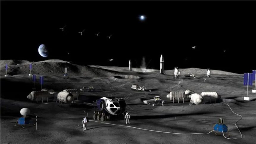 The agency is planning a rapid increase in lunar missions, starting with a surge of robotic and uncrewed landings. Over the next three years alone, Nasa intends to attempt 21 landings to prepare the lunar surface for future human activity.. (Image: Nasa)