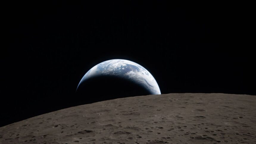 The Artemis II crew, Nasa astronauts Reid Wiseman, Victor Glover, and Christina Koch, along with Canadian astronaut Jeremy Hansen, named the moment “Earthset” in reference to the famous “Earthrise” photograph taken during the Apollo 8 mission in 1968. (Image: Nasa)