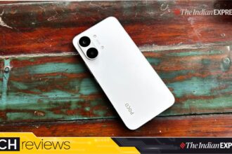 With power that lasts and performance that keeps up, Poco’s latest aims to redefine everyday smartphone use. (Image: Ajay Hanje/ The Indian Express)