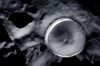 The discoveries also contradict the theory that the Moon’s water is a result of only one significant event, for example, a large comet collision with the Moon. (Image: Nasa)