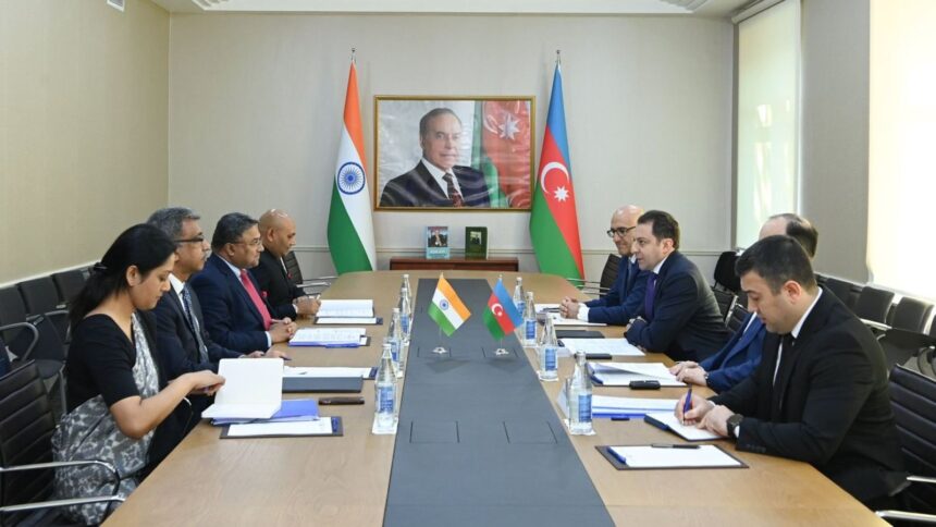 The 6th round of India-Azerbaijan Foreign Office Consultations was also held on Friday in Baku. (Credit: X/@MEAIndia)