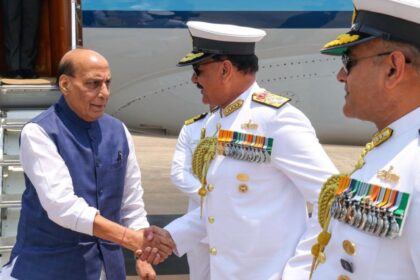 INS Aridhaman has been inducted into the Indian Navy. (Express Photo)