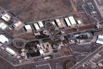 As the US and Iran prepare for possible peace talks, a mysterious and deeply buried nuclear site known as ‘Pickaxe Mountain’ is drawing global attention and raising fresh security concerns. (Image from Vantor)