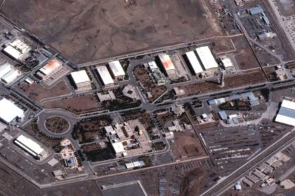 As the US and Iran prepare for possible peace talks, a mysterious and deeply buried nuclear site known as ‘Pickaxe Mountain’ is drawing global attention and raising fresh security concerns. (Image from Vantor)