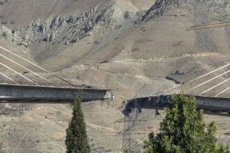 iran tallest bridge destroyed