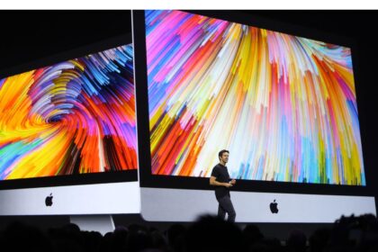 John Ternus, then Apple’s vice president of hardware engineering, speaks during the Apple World Wide Developers Conference in San Jose, Calif., June 5, 2017. Tim Cook, the longtime chief executive of the iPhone maker said on Monday, April 20, 2026, that he will step down. He will be replaced by Ternus, the company’s head of hardware engineering. (Jim Wilson/The New York Times)
