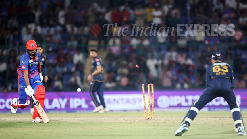 KL Rahil fell just eight runs short of becoming the first player to score a century this season. (Express Photo by Praveen Khanna)