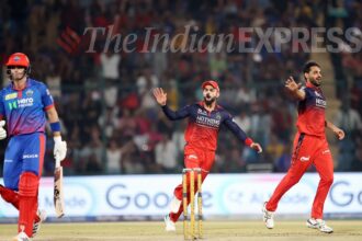 IPL 2026 Points Table Update: Bhuvneshwar Kumar and Josh Hazlewood ripped DC to shreds. (Express Photo by Praveen Khanna)