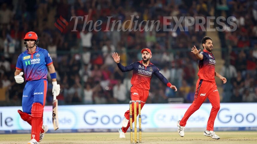 IPL 2026 Points Table Update: Bhuvneshwar Kumar and Josh Hazlewood ripped DC to shreds. (Express Photo by Praveen Khanna)