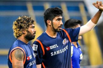 The former Aussie greats discussed a range of fast bowlers to play in IPL, but ended with listing Jasprit Bumrah and Lasith Malinga as the top two bowlers, with Malinga as number one and Bumrah as number two. (Mumbai Indians Photo)