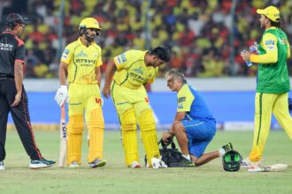 IPL 2026: Ayush Mhatre suffered a hamstring tear during the match against SRH on Saturday. (CREIMAS)