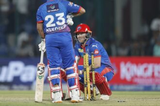 With two runs needed in two balls, Miller refused a single in the penultimate ball (BCCI/Creimas Photo)