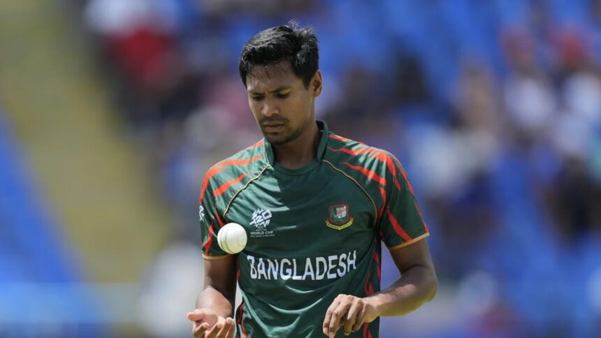 Mustafizur had been bought by KKR for Rs 9.5 crore in the auction ahead of the 2026 season of the IPL in December (AP Photo)