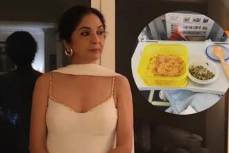 Neena Gupta flight menu