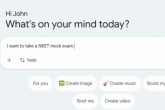 Google Gemini now offers free NEET UG mock tests for medical aspirants. (Image: Google)