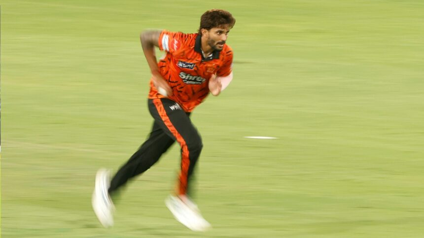 In just a week before the IPL 2026, Nitish Reddy made speed gains of nearly six miles per hour. (CREIMAS)